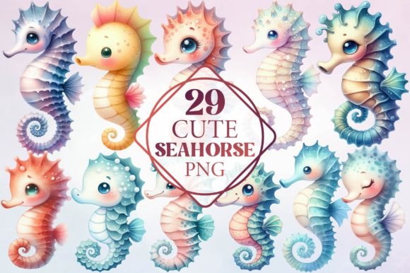 Watercolor Cute Seahorse Clipart: A Designer’s Guide to Soft Ocean Charm