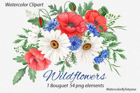 Watercolor Flowers, Separate Elements: A Designer’s Guide to Versatile Floral Assets