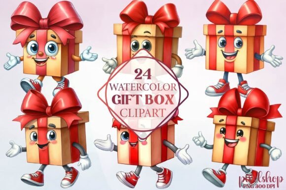 Watercolor Gift Box Clipart: A Designer’s Guide